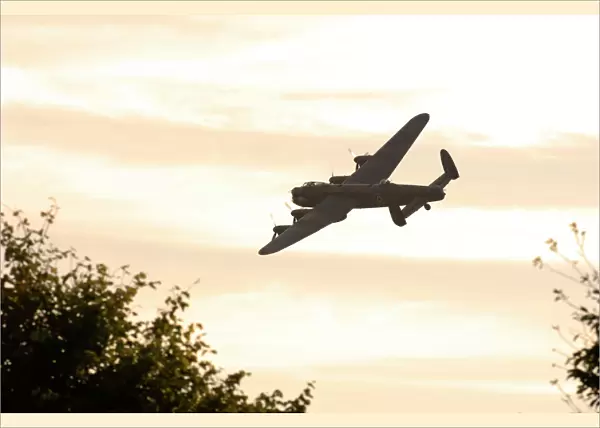 Goodwood Revival Avro Lancaster flypast