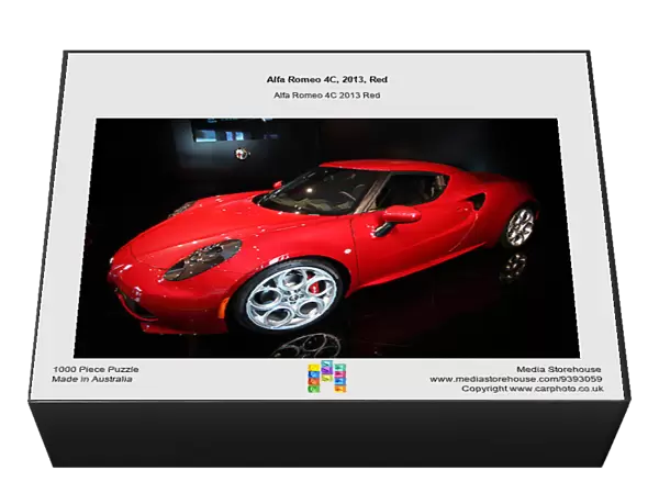 Alfa Romeo 4C, 2013, Red