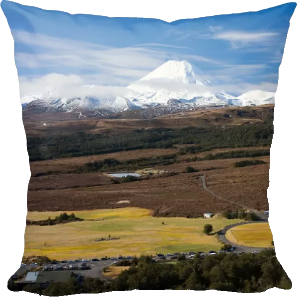 Mt Ngauruhoe and Grand Chateau, Tongariro National Park, Central Plateau, North Island