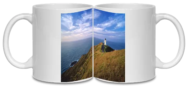 The Cape Reinga lighthouse on the North Island of New Zealand