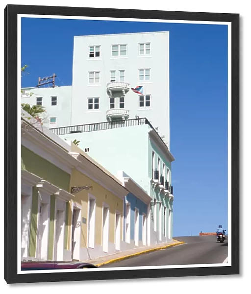 Homes on Avenue Munoz Rivera near Fort San Cristobal in San Juan, Puerto Rico