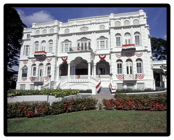 Caribbean, Trinidad, Port of Spain Magnificent Seven Mansions