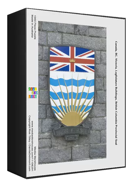 Canada, BC, Victoria, Leglislature Buildings, British Columbia Provincial Seal