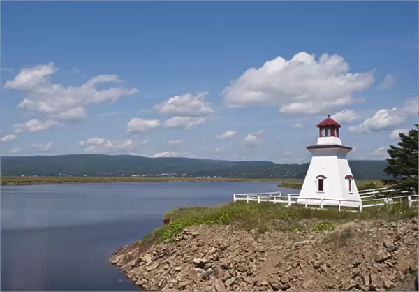 New Brunswick, Canada. Anderson Hallow Lighthouse in Riverside-Albert