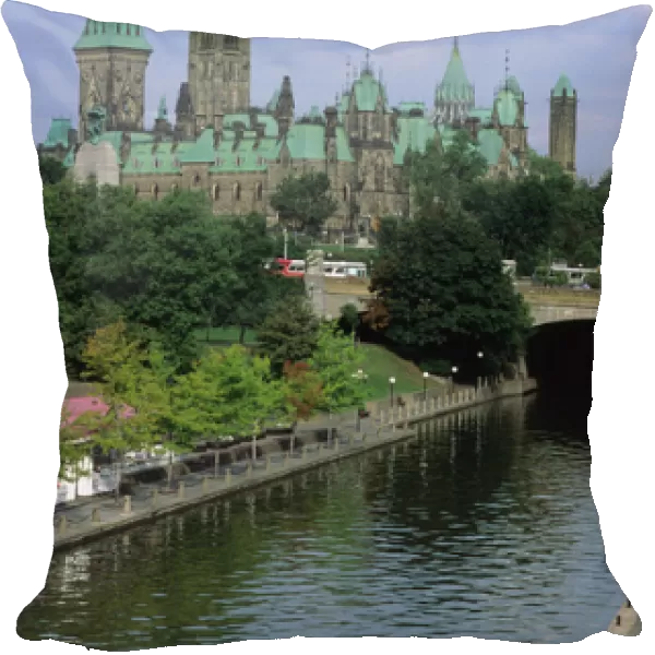 The parliament building in Ottawa, Canada. parliament, building, ottawa, canada