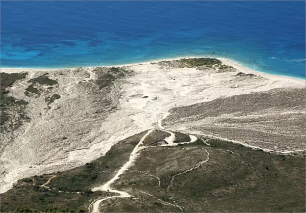 REPUBLIC OF ALBANIA. Drymades beach near Dh `rmiu on the Ionian coast, north of Himara