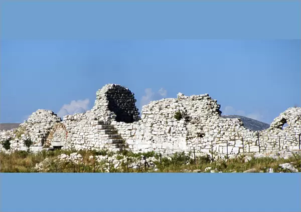 ROMAN ART. REPUBLIC OF ALBANIA. Remains of the Wall of Victorinus (Victorino). Late IV century a