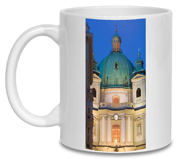 AUSTRIA-Vienna: Graben: Peterskirche (St. Peter Church)