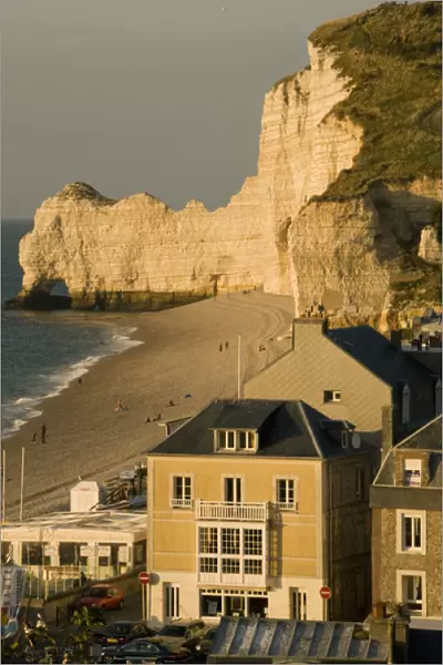 Beach Town, Etretat, Normandy, FRANCE