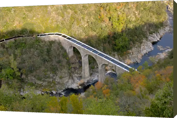 03. France, aqueduct over Doux River, Ardeche Region