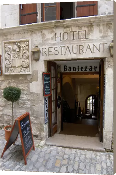 03. France, Les Baux de Provence, Bautezar hotel and restaurant (Editorial Usage Only)