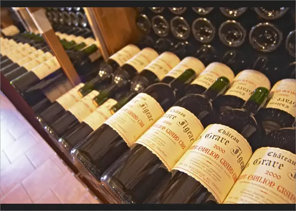Chateau La Grave Figeac 2000, Saint Emilion Grand Cru Classe - rows of bottles for