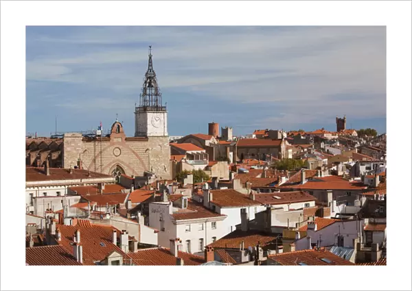 France, Languedoc-Roussillon, Pyrenees-Orientales Department, Perpignan, city overview