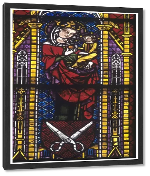 Freiburg Cathedral. Tailors Guild window. Copyright: aA Collection