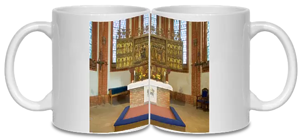 altar, Maria Church, warnemunde