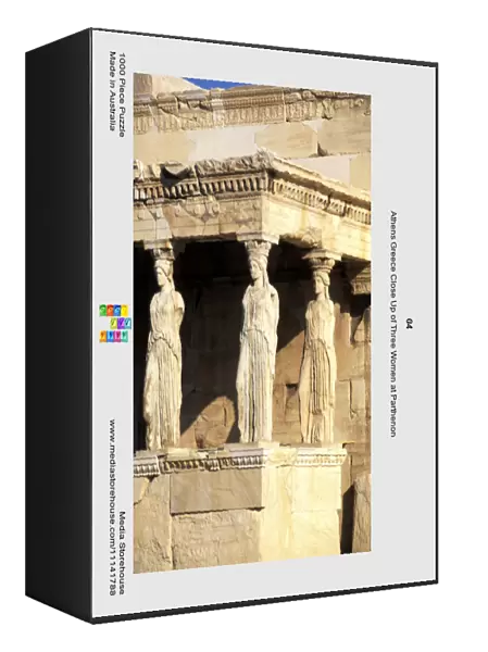 04. Athens Greece Close Up of Three Women at Parthenon