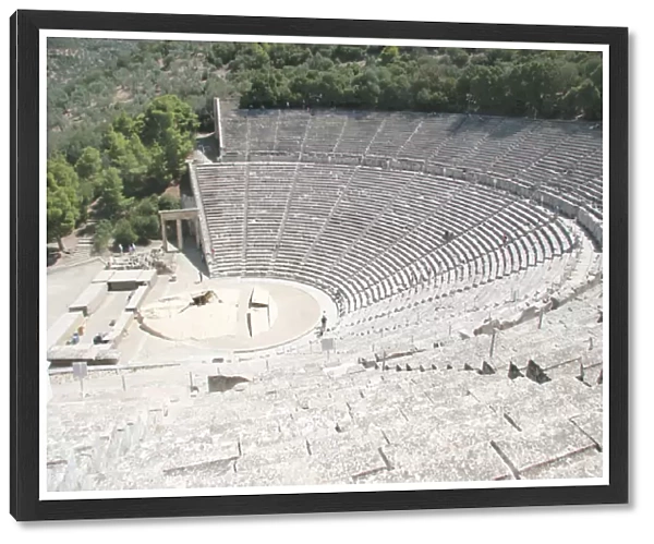 Greek Art. Epidaurus Theater by Polykleitos the Younger. Epidaurus. Peloponnese. Greece