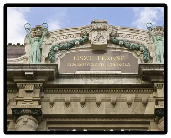 The Liszt Ferenc Academy of Music founded by pianist and composer Franz Liszt around 1880
