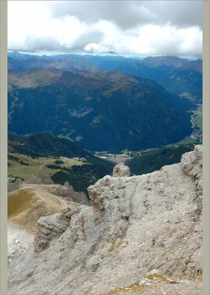 04. Italy, Dolomites, Pordoi Pass, view from observatory