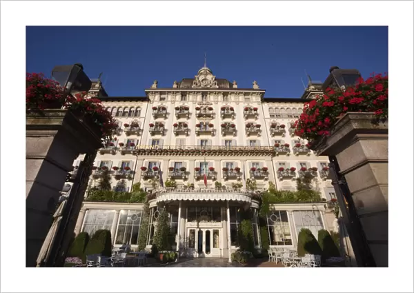 ITALY, Verbano-Cusio-Ossola Province, Stresa. Historic Grand Hotel des Iles Borromees
