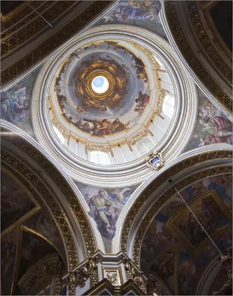 Malta, Central, Mdina, Rabat, St. Pauls Cathedral, interior
