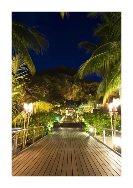 PR Entrance to main lodge at Bora Bora Nui Resort