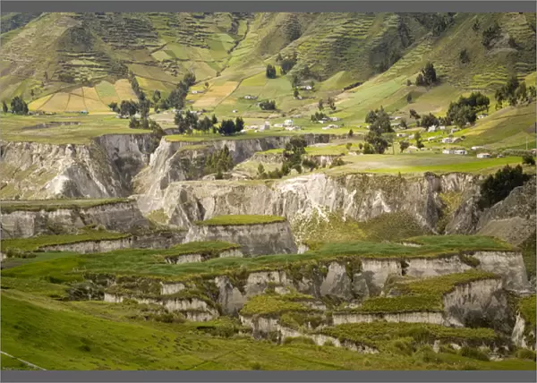 South America, Ecuador, eroded canyons near Zumbahua