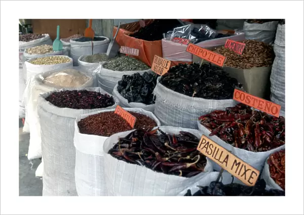 Mexico, market goods for sale