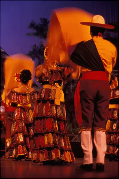 Mexico, Cancun, Mexican Folkloric Dance, Teatro de Cancun