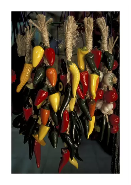 MEXICO, Acapulco Souveniers-Decorative Chilli Peppers Used in Sharon Till s