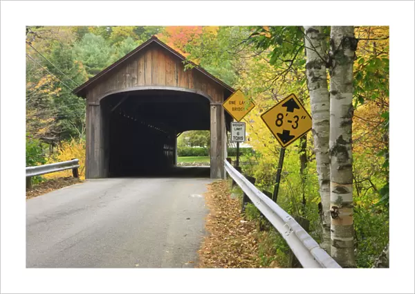 Built in 1837, Coombs Covered Bridge is 118 feet long and spans the Ashuelot River in Winchester