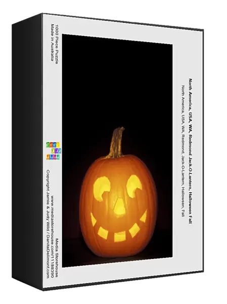 North America, USA, WA, Redmond Jack-O-Lantern, Halloween Fall