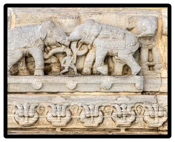 Bas Relief. Jagdish Temp[le. Udaipur Rajasthan. India