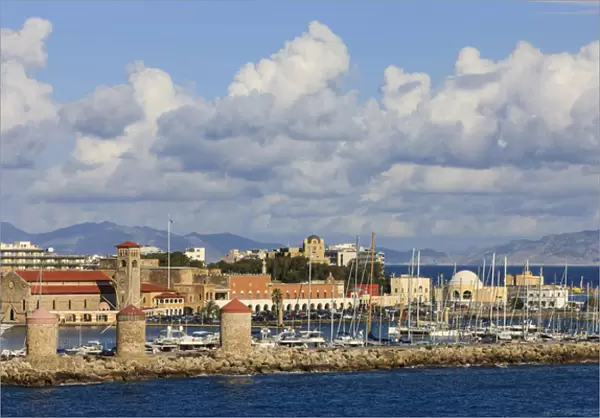 Rhodes Town Harbor. Rhodes. Greece