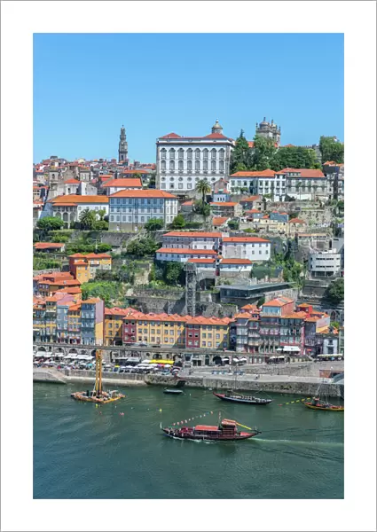 Europe, Portugal, Oporto, Douro River, Rabelo ferry boat