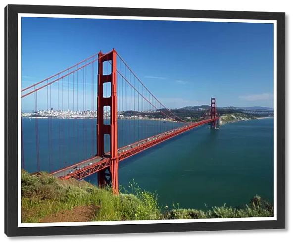 USA, California, San Francisco - Golden Gate Bridge, San Francisco Bay