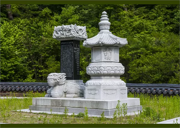 Buddhist markers in the Beopjusa Temple Complex, South Korea