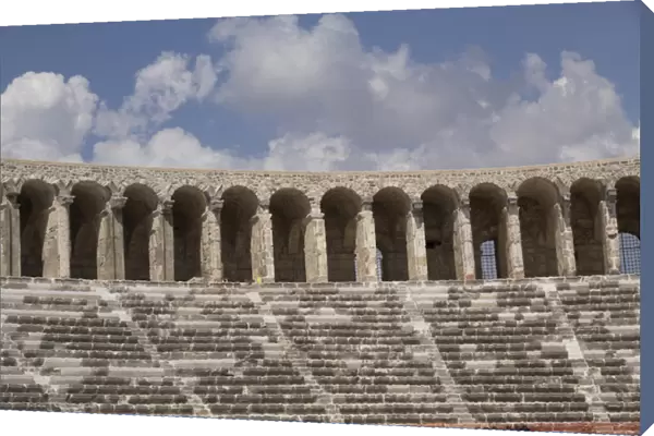 Turkey, Aspendos. Aspendos Theater has survived, fairly undamaged This structure has