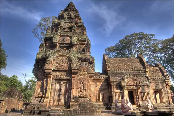 CCambodia, Angkor Wat. View of Bantaey Samre Temple