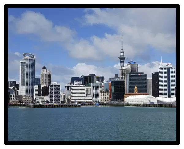 Skyline of downtown Auckland, Auckland, New Zealand