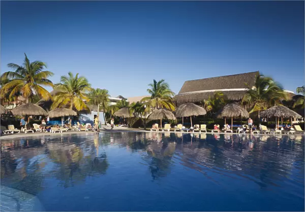 Cuba, Matanzas Province, Varadero, Hotel Iberostar Varadero, poolside