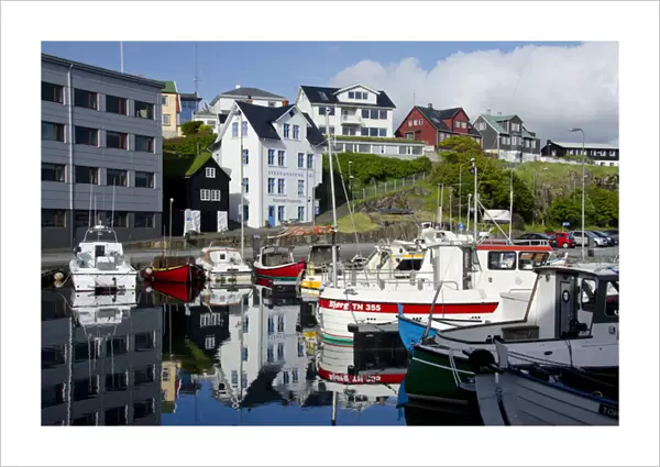 Kingdom of Denmark, North Atlantic, Faroe Islands. Capital and port city of Torshavn
