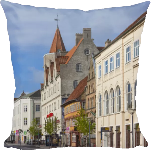 Denmark, Jutland, Aalborg, Osteragade pedestrian street