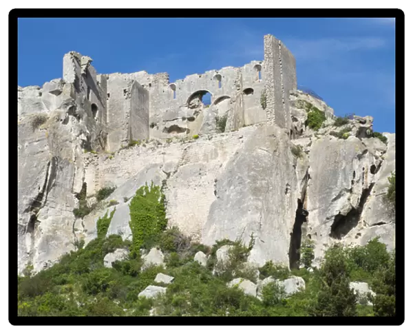 France, Les Baux-de-Provence, ruins of fortress
