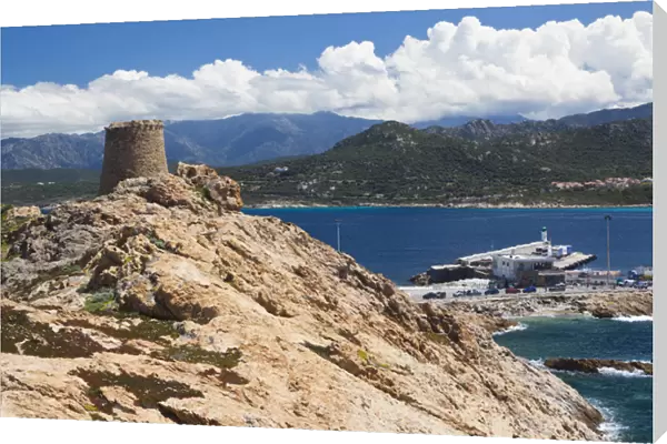 France, Corsica, Haute-Corse Department, La Balagne Region, Ile Rousse, Ile de la Pietra island
