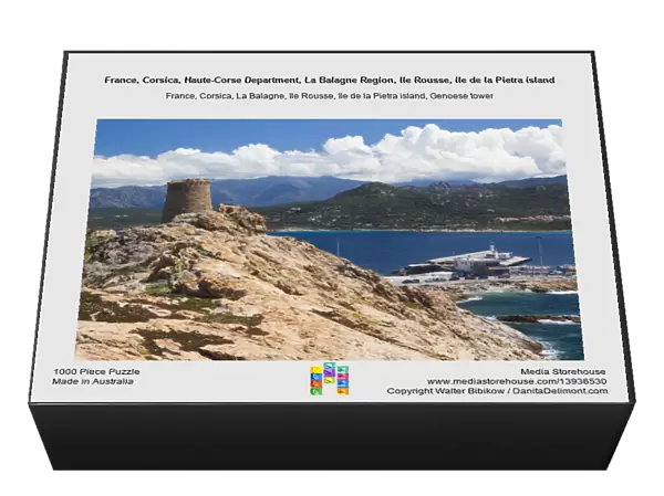 France, Corsica, Haute-Corse Department, La Balagne Region, Ile Rousse, Ile de la Pietra island