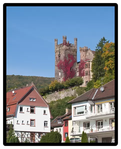 The Mittelburg (Middle Castle) in Neckarsteinach, Germany