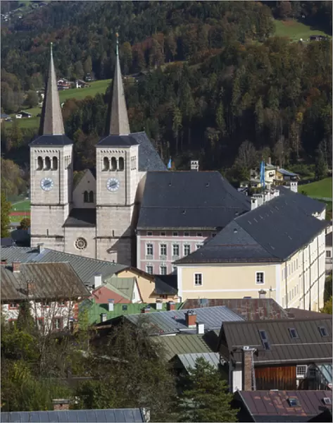 Germany, Bavaria, Berchtesgaden, Stiftskirche Sts