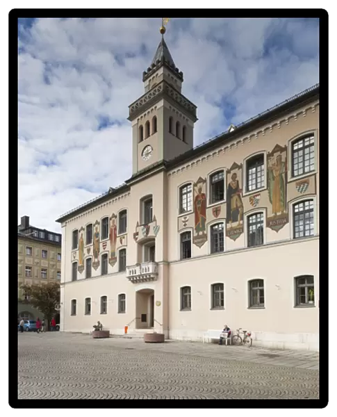 Germany, Bavaria, Bad Reichenhall, town hall