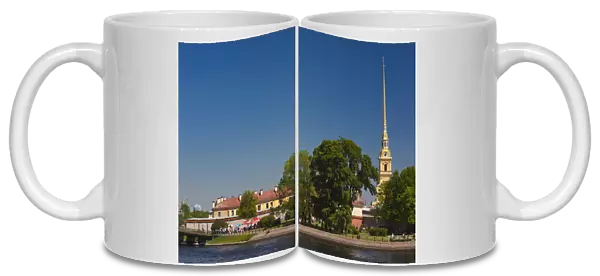 Russia, Saint Petersburg, Petrograd, Peter and Paul Fortress, Saints Peter and Paul Cathedral